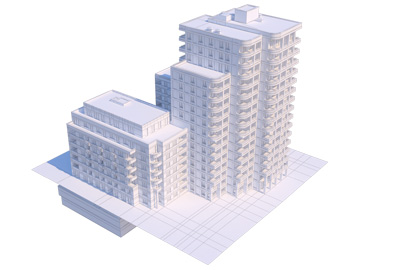 3D модели зданий