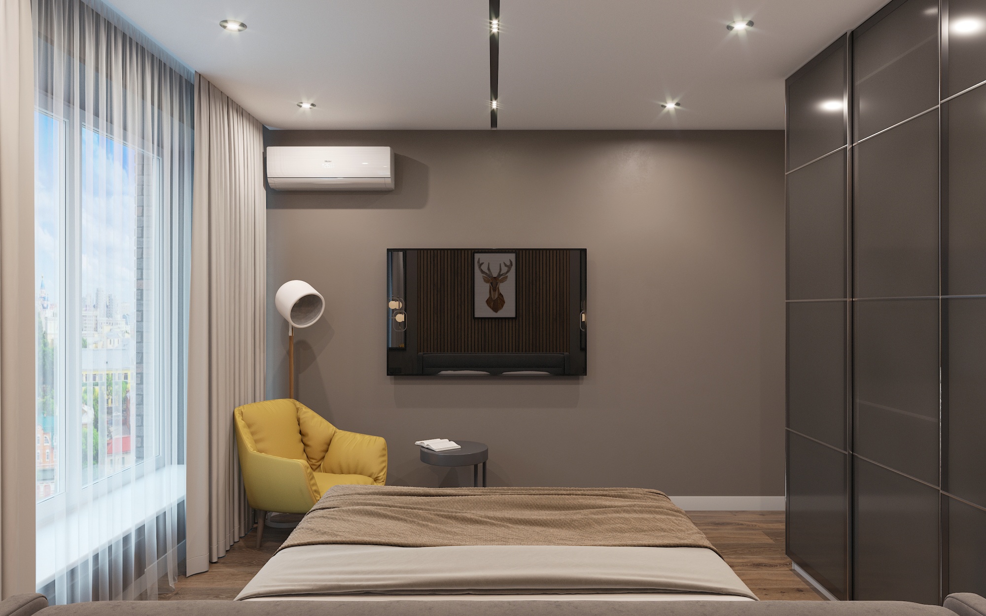 Дизайн интерьера спальни 2