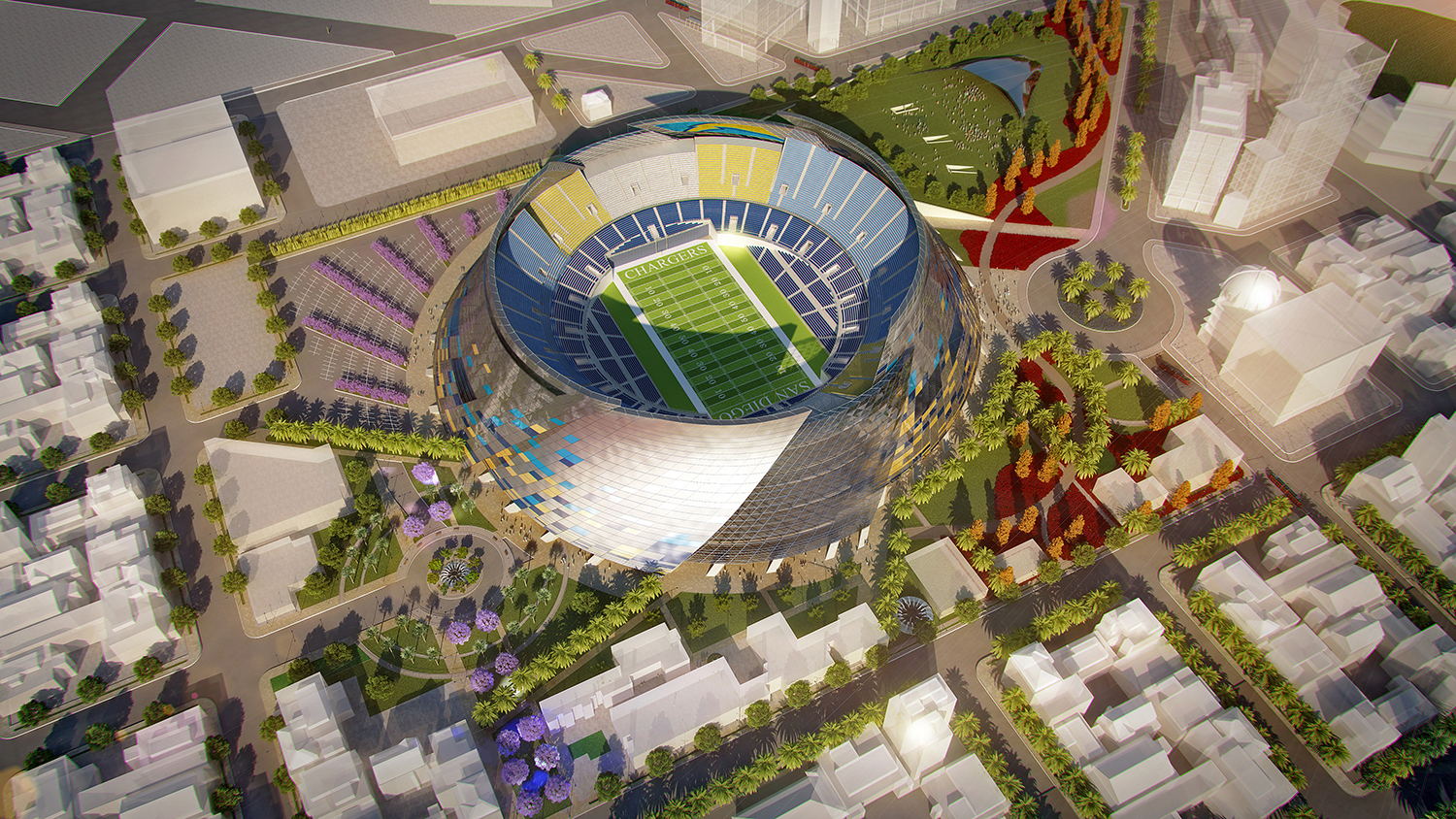 3D визуализация стадиона