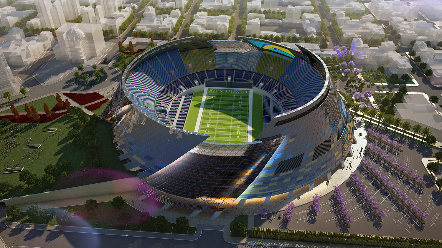 Визуализация стадиона 3D
