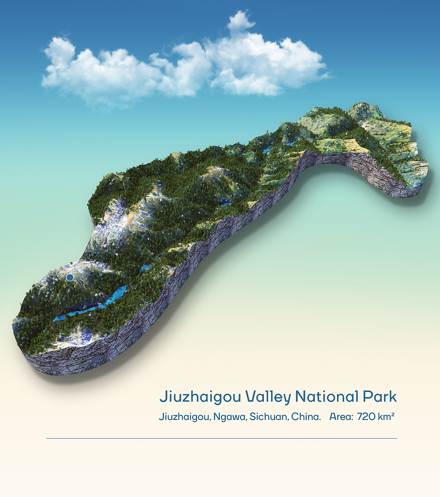 Jiuzhaigou Valley National Park 